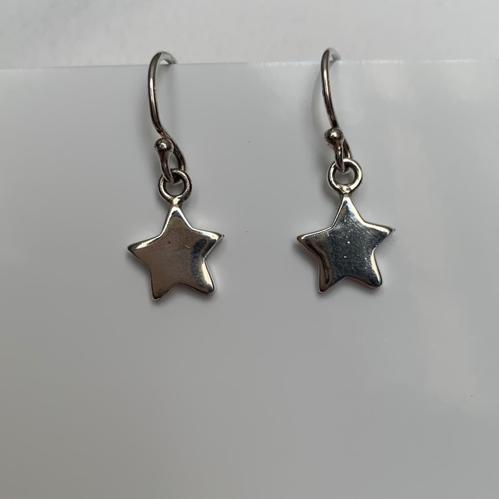 Sterling Silver Star Earrings
